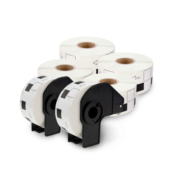 enKo - Compatible for Brother DK1221 DK-1221 10/11'' x 10/11''