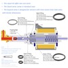O Ring Repair Kit for Coffee Maker Ulka Solenoid Vibration