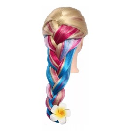 Silky 28-30 Long Synthetic Hair Mannequin Head Hairdresser