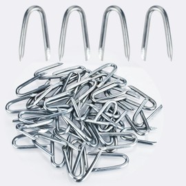 Galvanized U-Shaped Fence Staples, 1-1/4 inch, 50 Pieces (55, 3CM)