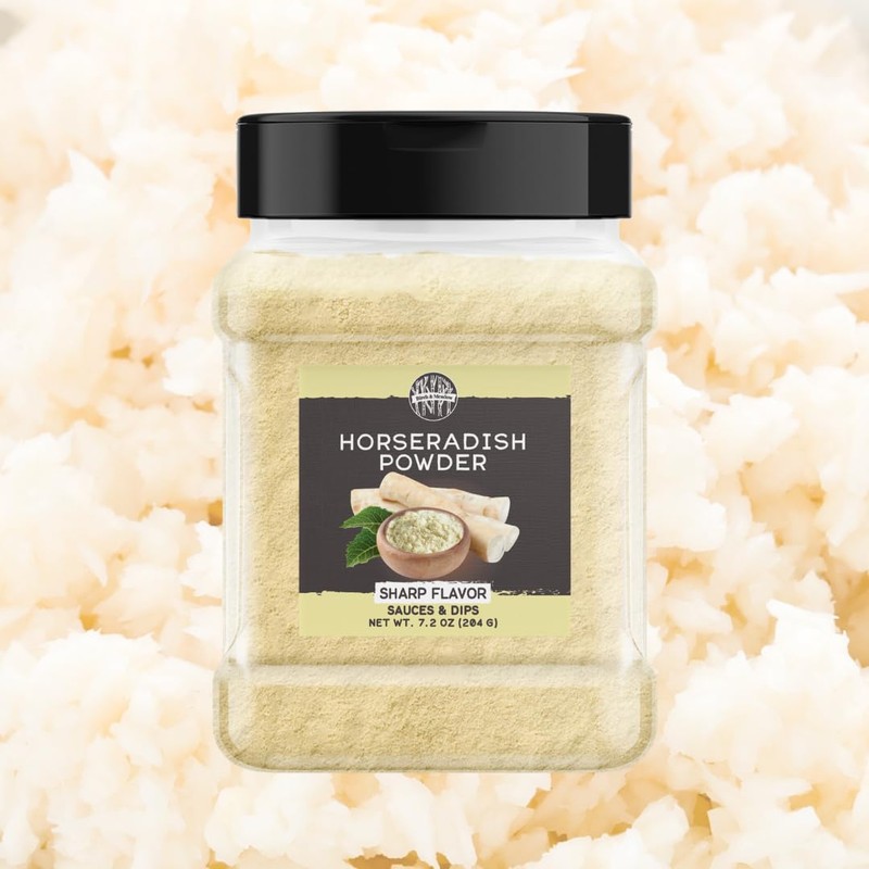 Birch & Meadow Horseradish Powder, 7.2 oz, Spicy & Sharp
