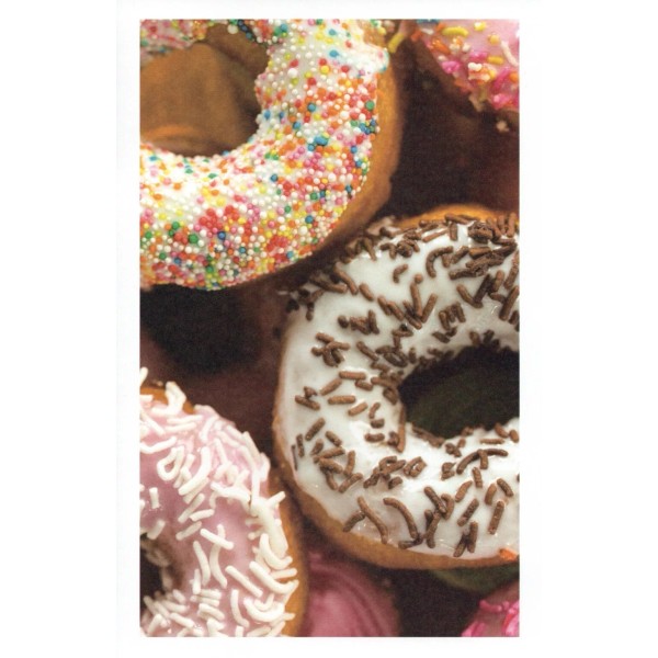 Premium Greetings Doughnuts ANYTIME Blank Card, Sprinkle Donuts by Premium