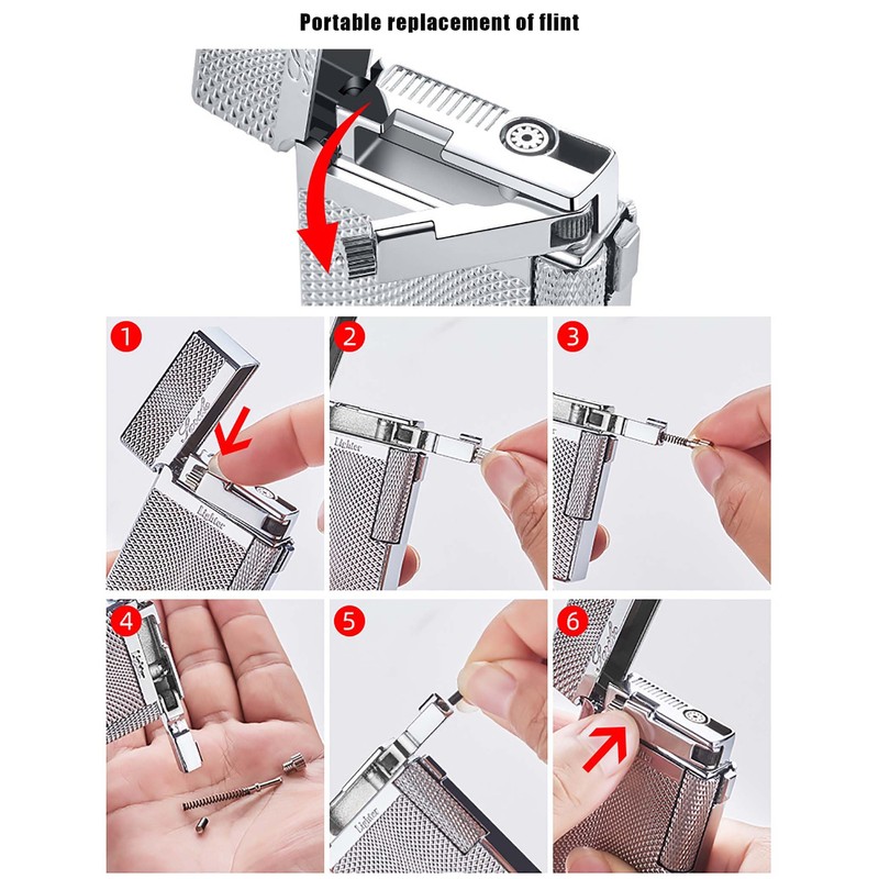 SNYYIAI Dual Flame Mode Classic Lighter, Jet Torch Lighter Soft