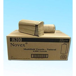 Multi-fold Towel Recycled Kraft Brown Color 250/pk x 16 (4000 Towels/Case) J6200