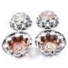DOTCOM 8 Lug Wheel Hub Center Caps 4Pcs Fit Chevy