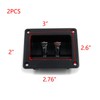 T Tulead Square Speaker Box Terminal Spring Cup Connector Double