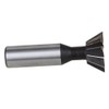 28mm Dia 60-Degree Silver HSS Double-Edged Dovetail Cutting Tool Metalworking