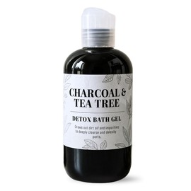 Nature Skin Shop Charcoal & Tea Tree Detox Shower Bath Gel. Made with Organic Plant Based Ingredients. Sulfate Free