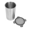 Storage Canister 1400ml Food Storage Container Stainless Steel Airtight Transparent