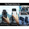 Hb-39 Araç İçi Telefon Tutucu Otomatik Klipsli Araba Ayarlanabilir Cam