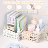 Elezeal 2 Pcs Foldable Plastic Storage Box, Durable and Collapsible