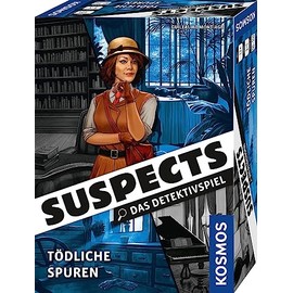 Kosmos 682897 Suspects - Deadly Tracks, The Detective Game, Crime Game, Board Game as Crime to Determine, Solve Murder Case from 12 Years for 1-5 People
