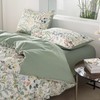 TISPLR Floral Comforter Set King 3 Pieces Soft Cotton Bedding