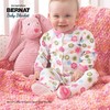 Bernat - Manta para bebé, color rosa/azul, 3 unidades de