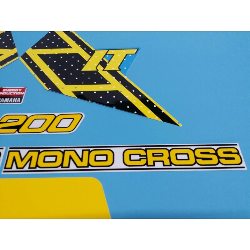 YAMAHA IT200 1985 TANK DECAL GRAPHIC SET(#Y42)