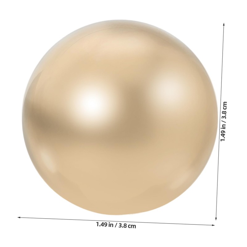 Ipetboom 2pcs Brass Exercise Ball Copper Baoding Balls Chinese Health