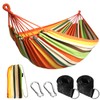 ANYOO Cotton Hammock Portable Camping Hammocks for Hanging Sturdy Garden