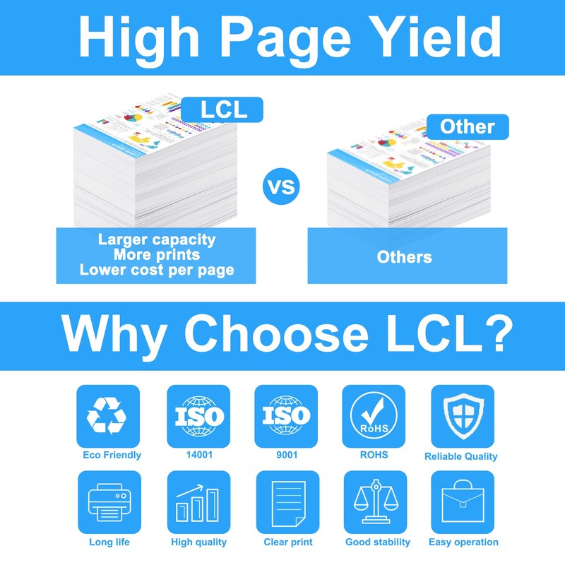 LCL Compatible Ink Cartridge 202 202XL C13T02H34010 (1 Magenta) Replacement