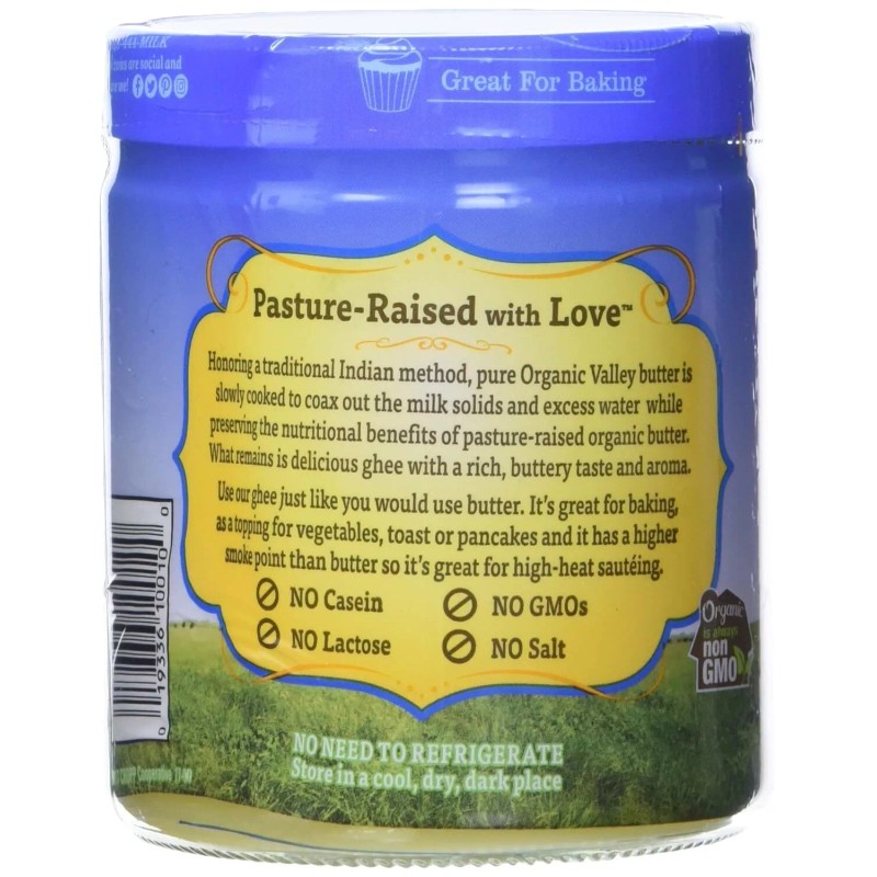 Organic Valley Organic Clarified Ghee Butter 13 Oz