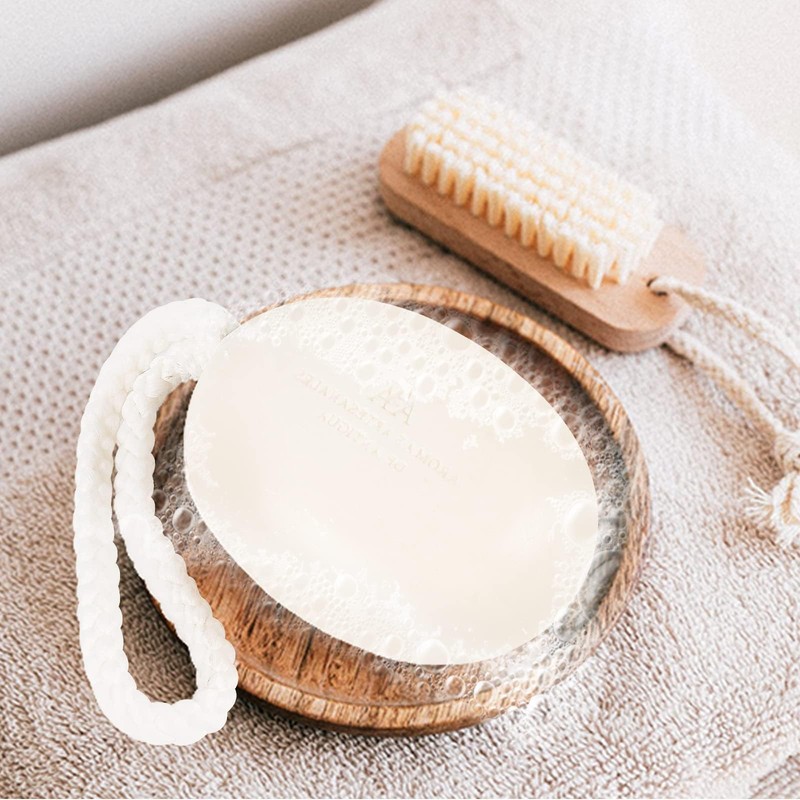 Soap On a Rope 2-Pack Set for Face Body Hair