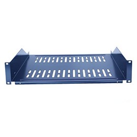 RAISING ELECTRONICS 19inch 2U Relay Rack Mount Cantilever Network Shelf 12inch Deep 40LBs Capacity