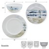 Mikasa Seaside Coastal Bone China Lightweight Chip Resistant 12 Piece