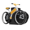 Bicycle Flip Clock Creative Automatic Flip Down Clock Desktop Stress