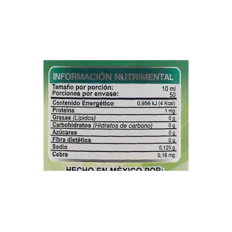 Clorofila Liquida Alga Spirulina 500 Supra