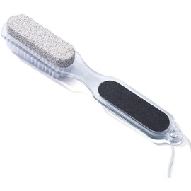 Multi-use Care Tool with Pumice Stone Nail Brush - Pedicure Foot File And Callus Reducer (Style 1, One size)