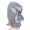 Pack of 4 60 cm Satin Headscarves Large Square Silky
