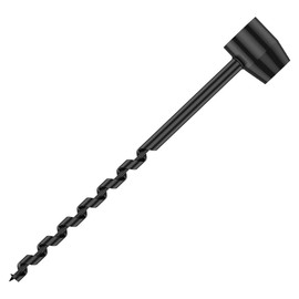 Abizarch Bushcraft Hand Drill Carbon Steel Manual Auger Drill Portable Manual Survival Drill Bit Self-Tapping Survival Wood Punch Tool for Outdoor Camping Hiking Jungle Adventure(10 * 230)