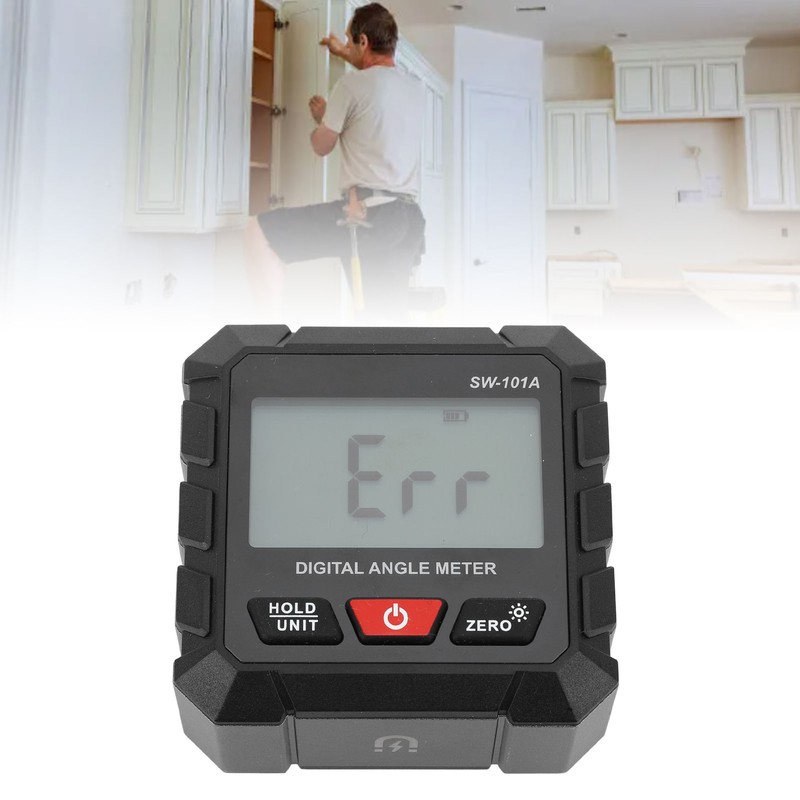 Digital Angle Finder 4 X 90 Deg Magnetic Auto Screen