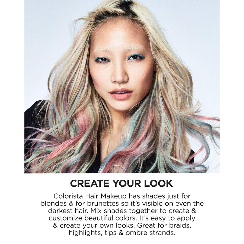 L'oreal Paris Hair Color Colorista Makeup 1-day for Blondes, Silverblue600,