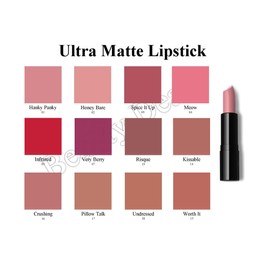 Beauty Deals Ultra Matte Lipstick Velvety Texture Long Lasting Comfort Hydrated Lipstick (Crushing)