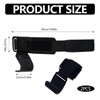 Weight Lifting Hooks Pair Wrist Supports Non-Slip for Gym Grips