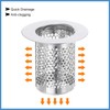 sourcing map 4 Pack Shower Drain Strainer, 2" x 2.2"