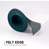 FOSHIO 2M Dark Green Squeegee Suede Felt Replacement Microfiber For