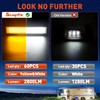 SnowyFox LED RV Exterior Porch Utility Light Waterproof 10-30V DC