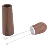Coffee Distribution Tool Multifunctional Needle Coffee Distributor with Wooden Base