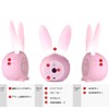 TopYart Alarm Clock, Digital Table Clock, Cute Rabbit Alarm, Vibration/Sound