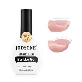 JODSONE 16.5ml Builder Gel Clear Builder Nail Polish for Thickening Strengthener Building Extension and Keep The Nail Art Effect for A Longer Time and Nail Art Design Gift for Women