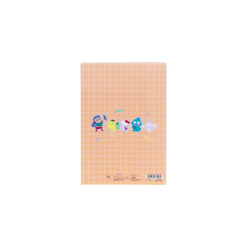 Sunstar Stationery 770482 Crayon Shin-chan x Sanrio Characters Clear File