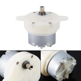 Kodrily 12V DC Motor, Gear Motor Slow Speed, Hobby Motor 4mm Shaft 12V Gear Motor 3RPM Slow Rotating Motor Slow Down DC 12V Motor Slow RPM for DIY