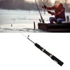 Mini Ice Fishing Rod Carbon Fiber with Ceramic Guide Ring