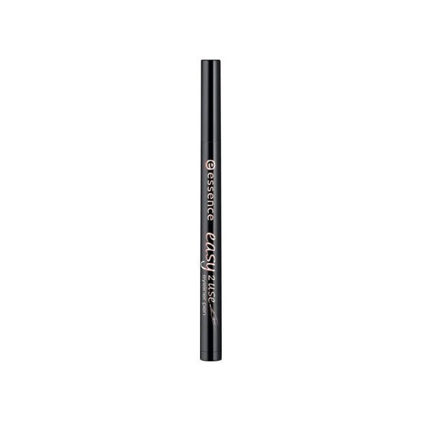 Essence easy 2 use eyeliner pen, colour: black, contents: 1 ml eyeliner pen with special brush hair tip
