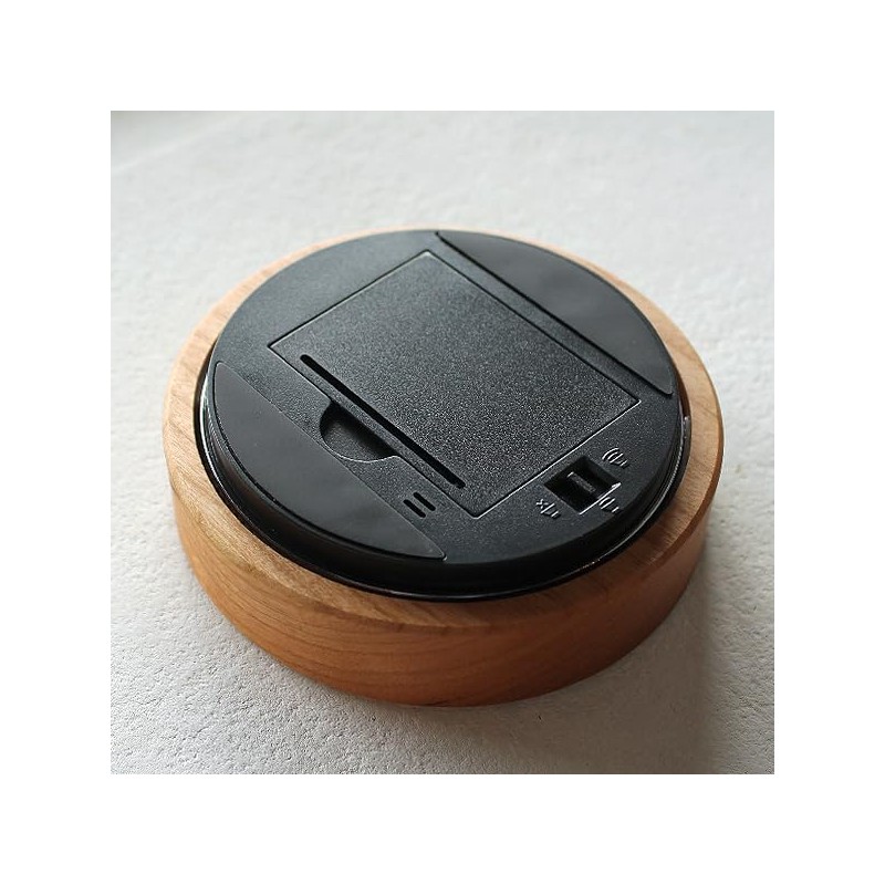 "DIGITAL DIAL TIMER" LED Lighted Wood Dial Timer Kitchen Timer