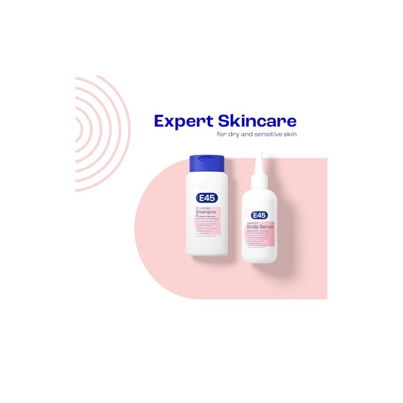 E45 Hydrating Scalp Serum, Protects Against Dryness, Itch & Irritation,