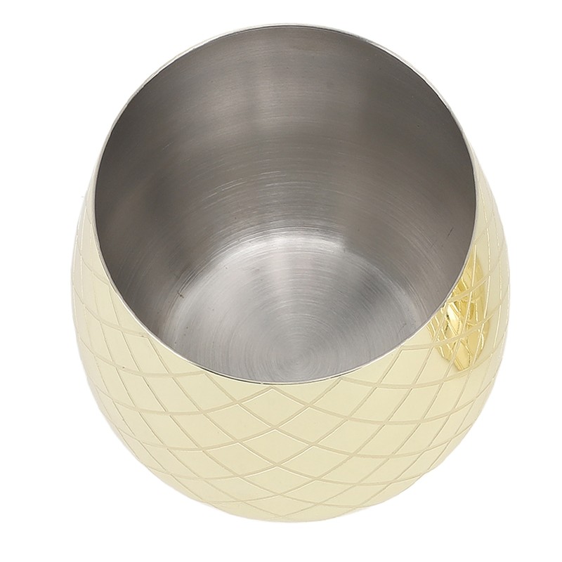 Pineapple Cup with Lid 500ml Stainless Steel Drinking Glasses Reusable