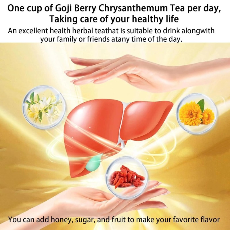 Maani Essence 2x Goji Berry Chrysanthemum Tea for Liver Health