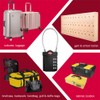 ZHEGE Luggage Locks TSA Approved, Cable Lock with White Numbers,